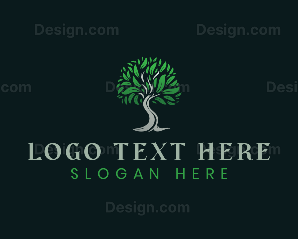 Natural Eco Tree Logo