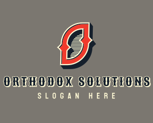 Western Rodeo Letter O logo design