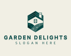 Home Lawn Landscaping logo design