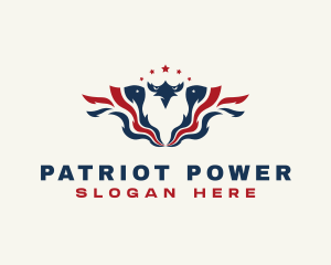 Eagle American Patriot logo design