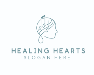 Music Healing Therapy logo design