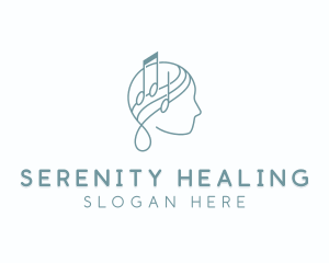 Music Healing Therapy logo design