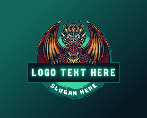 Gaming Winged Dragon Beast logo