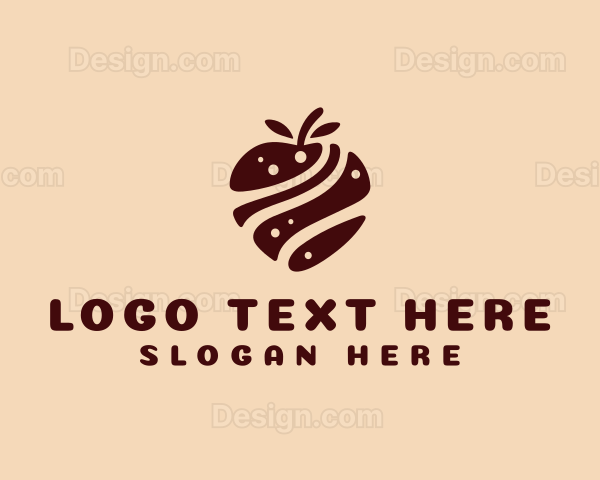 Chocolate Fruit Snack Logo