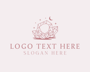 Luxury Jeweler Gemstone logo