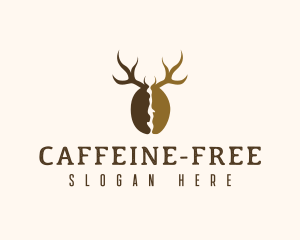 Deer Antler Coffee  logo design