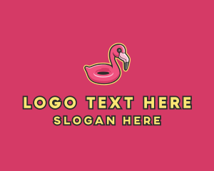 Flamingo Pool Float  logo