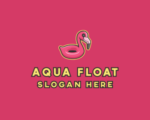 Flamingo Pool Float  logo