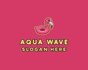 Flamingo Pool Float  logo
