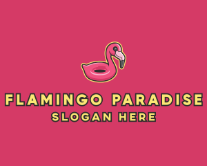 Flamingo Pool Float  logo