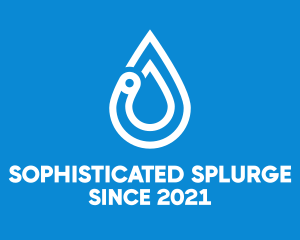 Modern Water Droplet  logo design