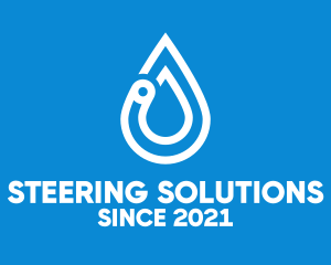 Modern Water Droplet  logo design