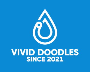 Modern Water Droplet  logo design