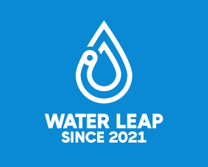 Modern Water Droplet  logo design