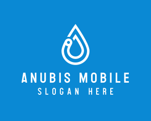 Modern Water Droplet  logo design