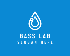 Modern Water Droplet  logo design