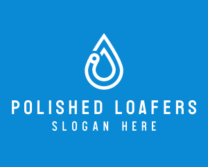 Modern Water Droplet  logo design