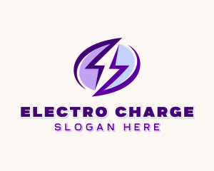 Thunder Lightning Electricity logo design