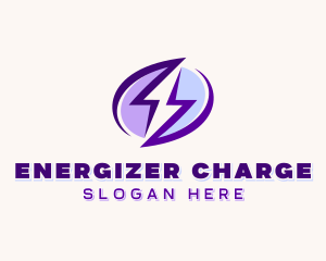 Thunder Lightning Electricity logo design