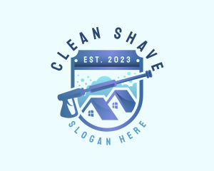 Power Wash Home Cleaning logo design