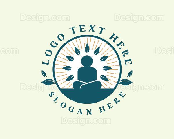 Nature Meditation Yoga Logo