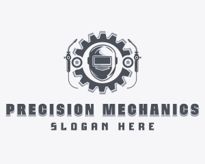 Mechanical Welding Mechanic logo design