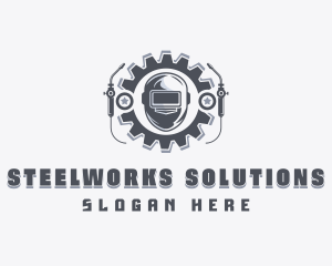 Mechanical Welding Mechanic logo design