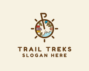 Cycling Bike Travel logo design