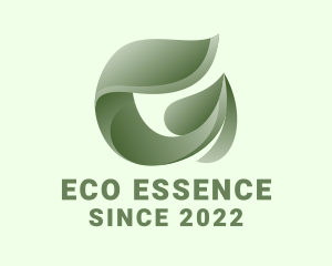 Eco Gardening Leaf logo design