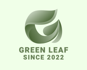 Eco Gardening Leaf logo