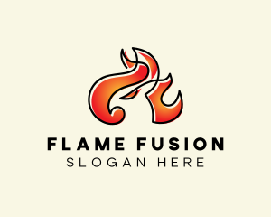 Flaming Phoenix Fire   logo design