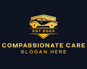 Automobile Shield Car Care logo design