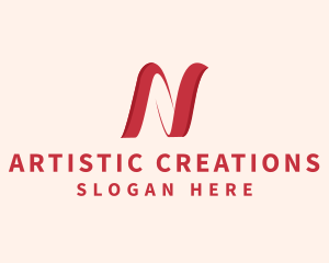 Stylish Boutique Letter N logo design