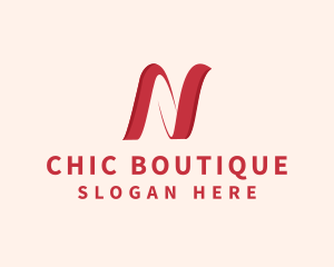 Stylish Boutique Letter N logo