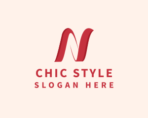 Stylish Boutique Letter N logo