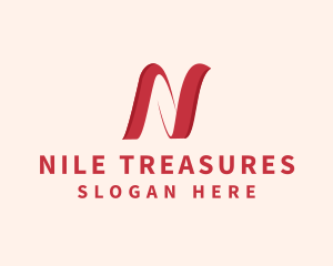 Stylish Boutique Letter N logo design