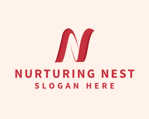 Stylish Boutique Letter N logo design