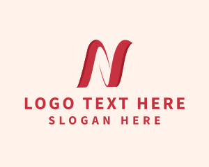 Lettering - Stylish Boutique Letter N logo design