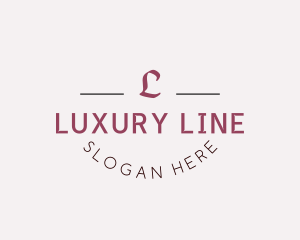 Luxury Minimal Store logo design