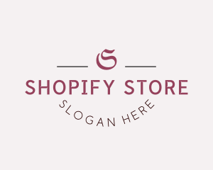 Luxury Minimal Store logo design