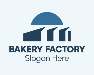 Factory Building Warehouse logo design