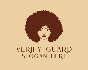 Afro Woman Hair Salon  Logo