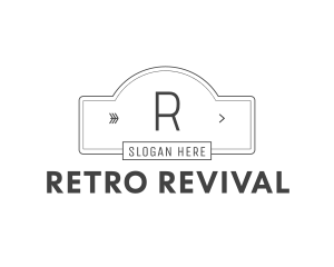 Professional Arrow Retro Signage  logo design