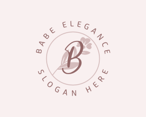 Floral Beauty Cosmetics  logo design