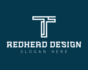 Digital Technology Letter T logo design