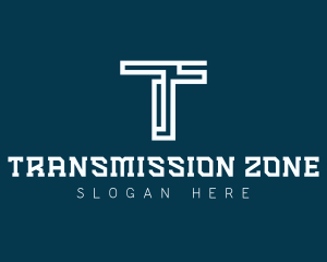 Digital Technology Letter T logo