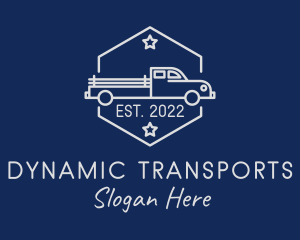 Truck Transportation Vehicle logo design