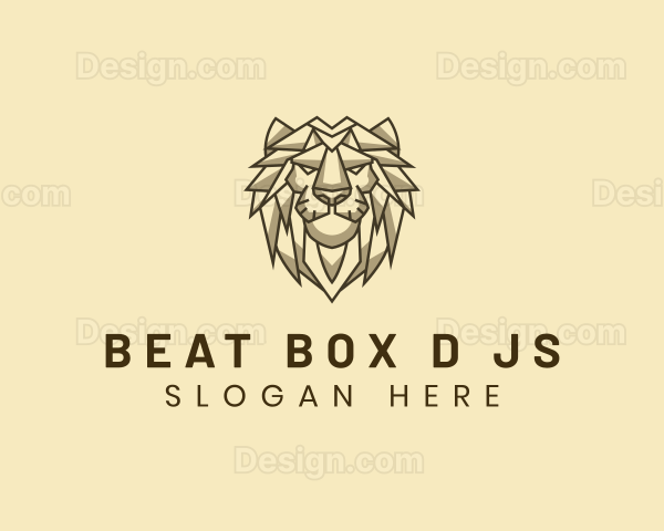 Geometric Animal Lion Logo