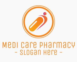 Orange Pill Pharmacist logo