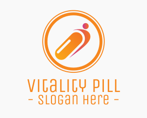 Orange Pill Pharmacist logo